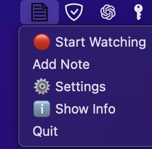 Noorg System Tray